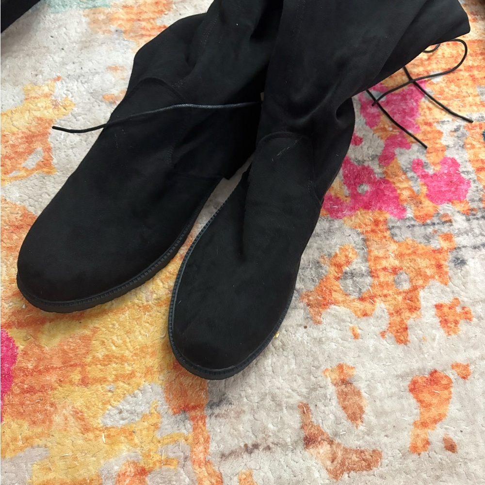 Chic Black Over the Knee Women's Boots